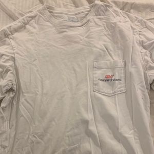 Vineyard Vines White Logo Tee